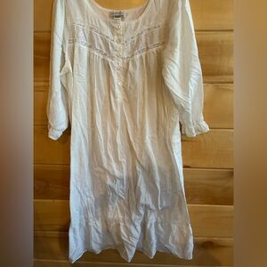 Intimate Pleasures White Women's Nightgown size 1X new